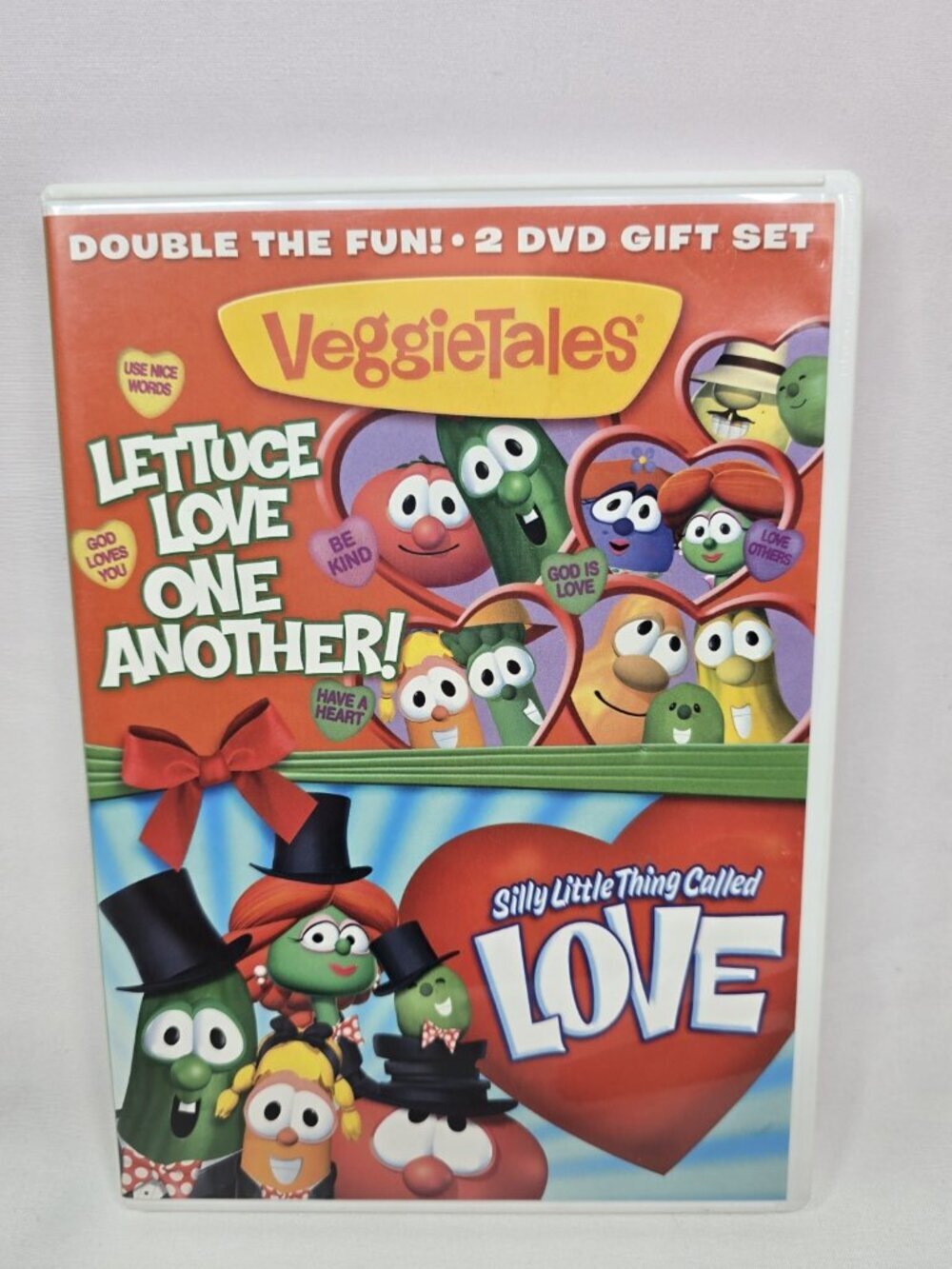 VeggieTales Lettuce Love One Another & Silly Little Thing Called Love DVDS